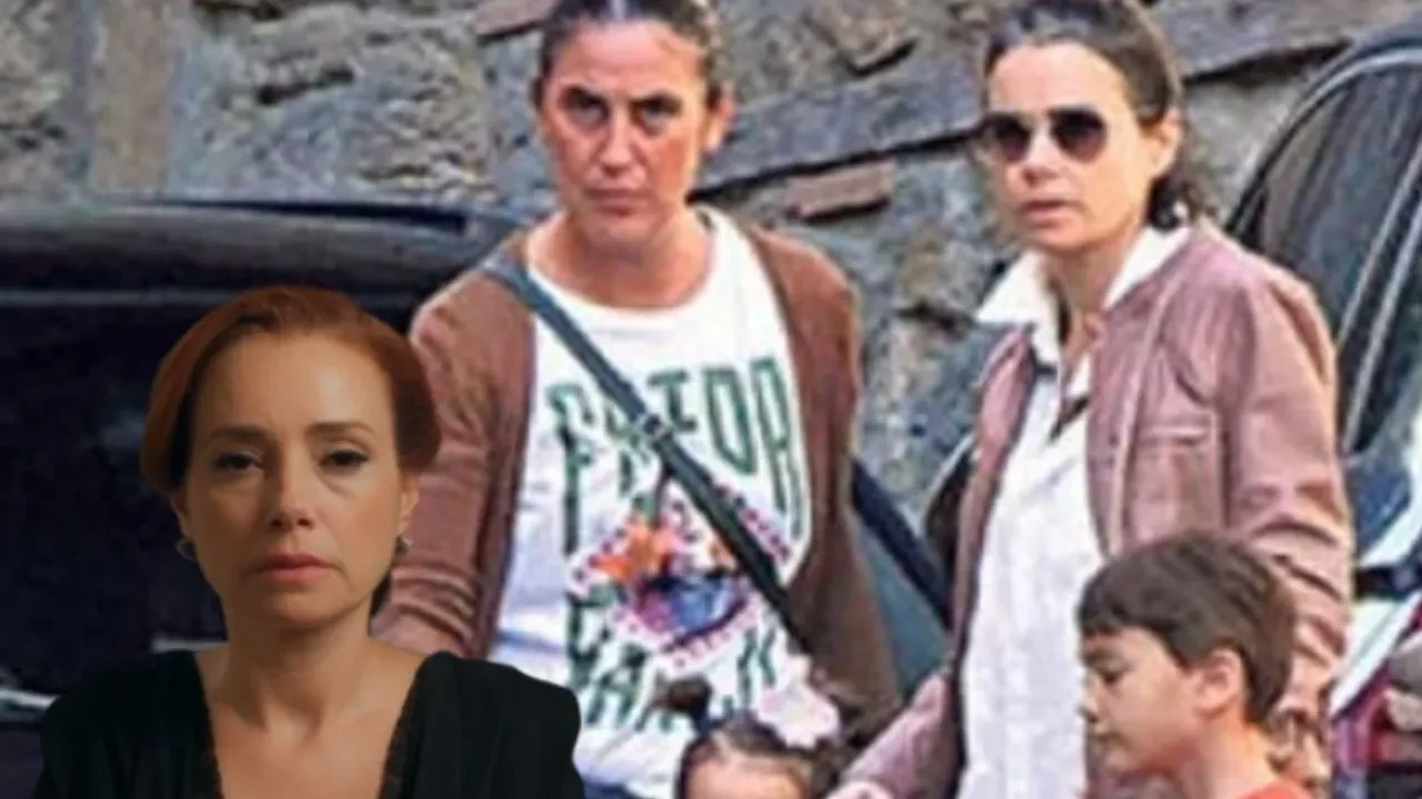 Özgü Namal çocuklarıyla birlikte trafik kazası geçirdi 