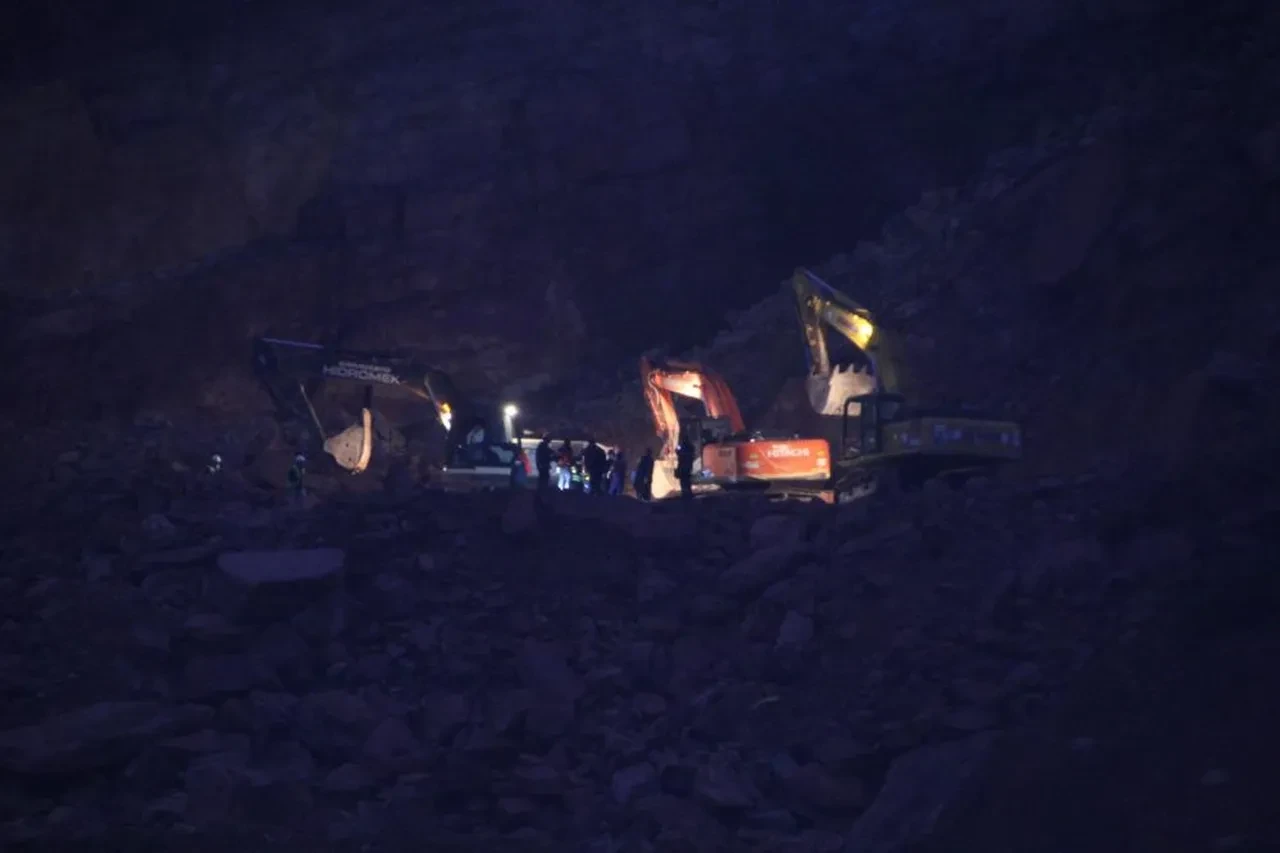 Taş ocağından acı haber! İşçinin cansız bedenine ulaşıldı