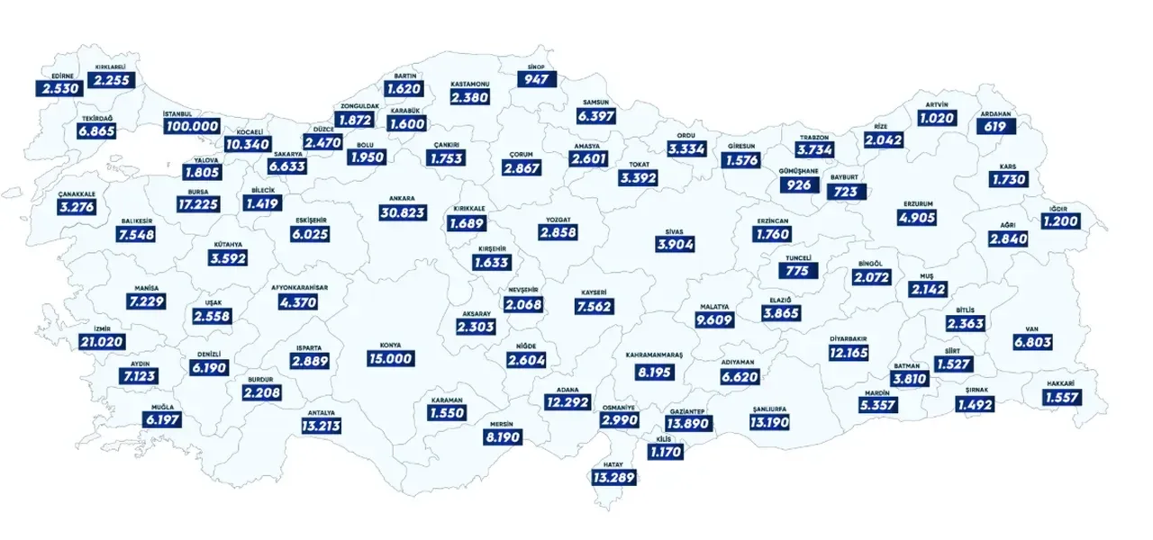 TOKİ 500 bin sosyal konut Adana'da nerede, hangi ilçelerde yapılacak? Adana'da 12 bin 292 konut yapacak
