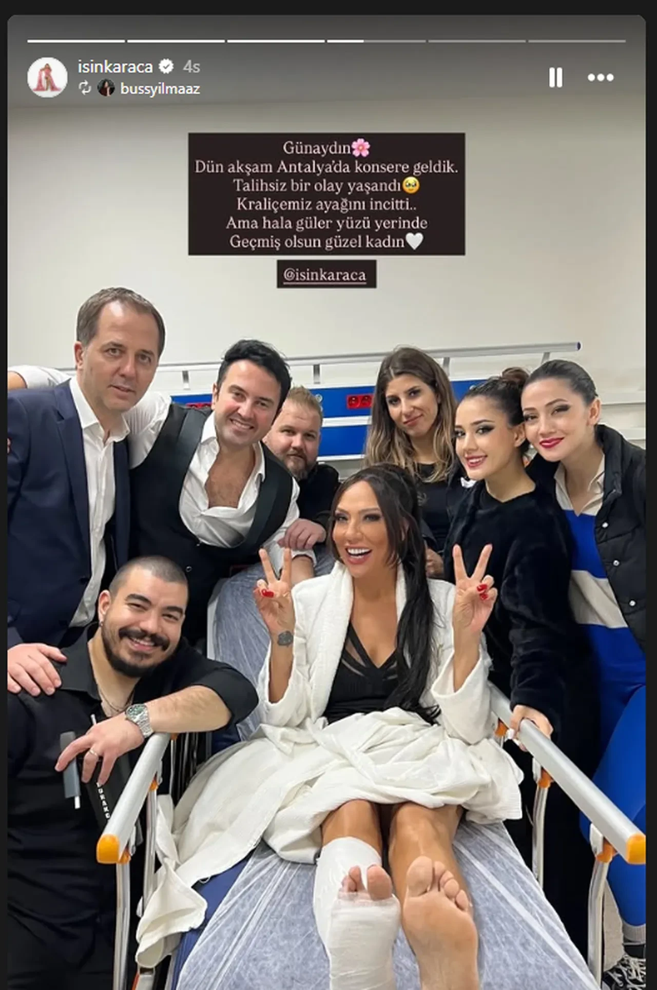 Işın Karaca sahnede düştü! Son sağlık durumu sevenlerini üzdü