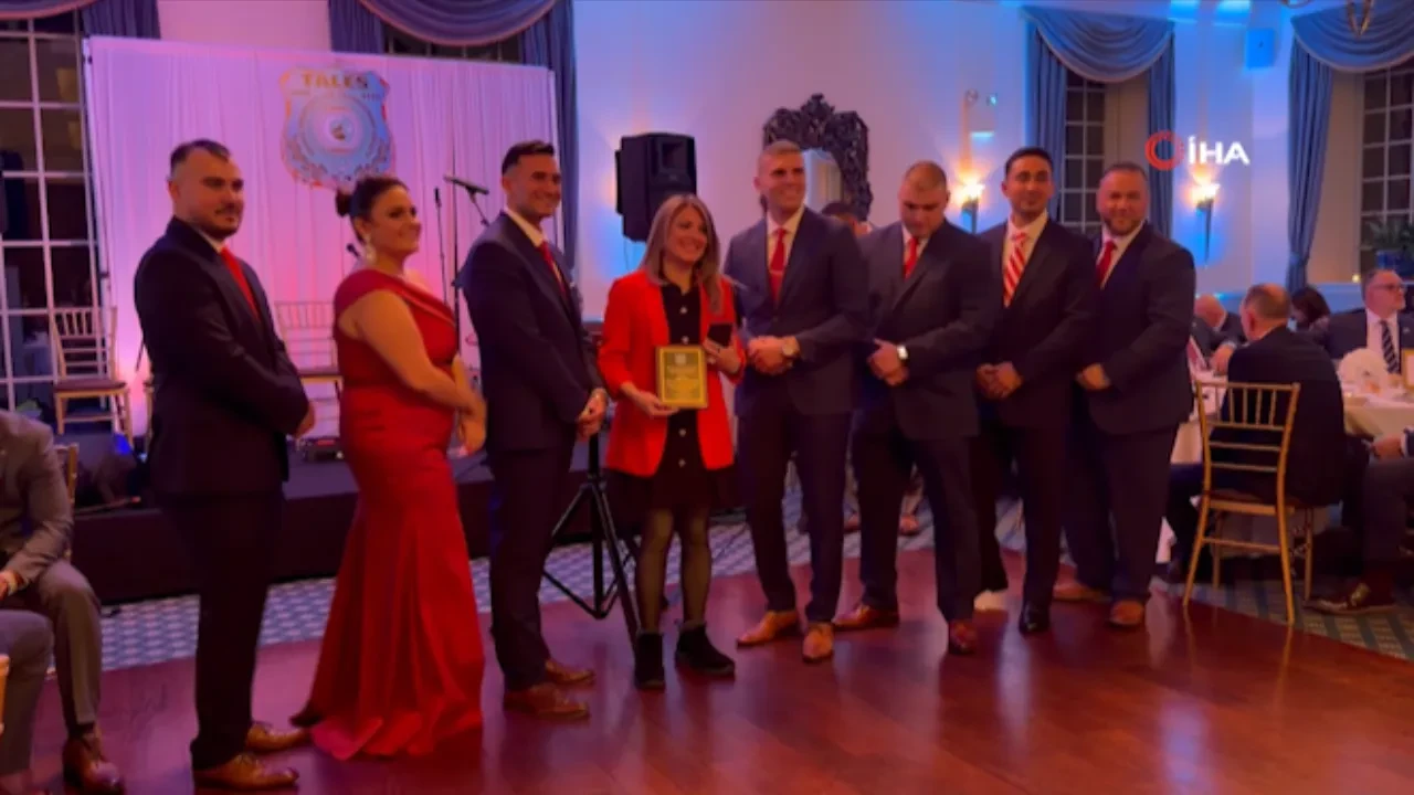 New York'ta Türk Amerikan Kolluk Kuvvetleri'nden İHA'ya ödül