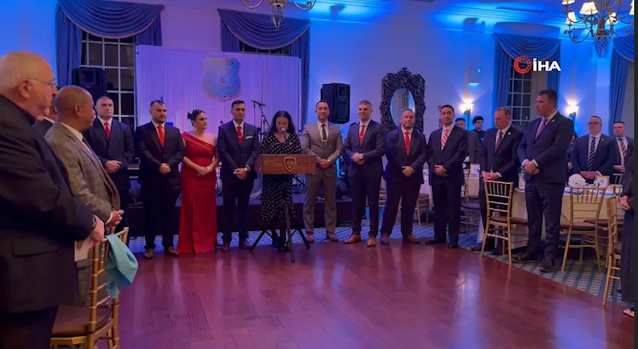 New York'ta Türk Amerikan Kolluk Kuvvetleri'nden İHA'ya ödül