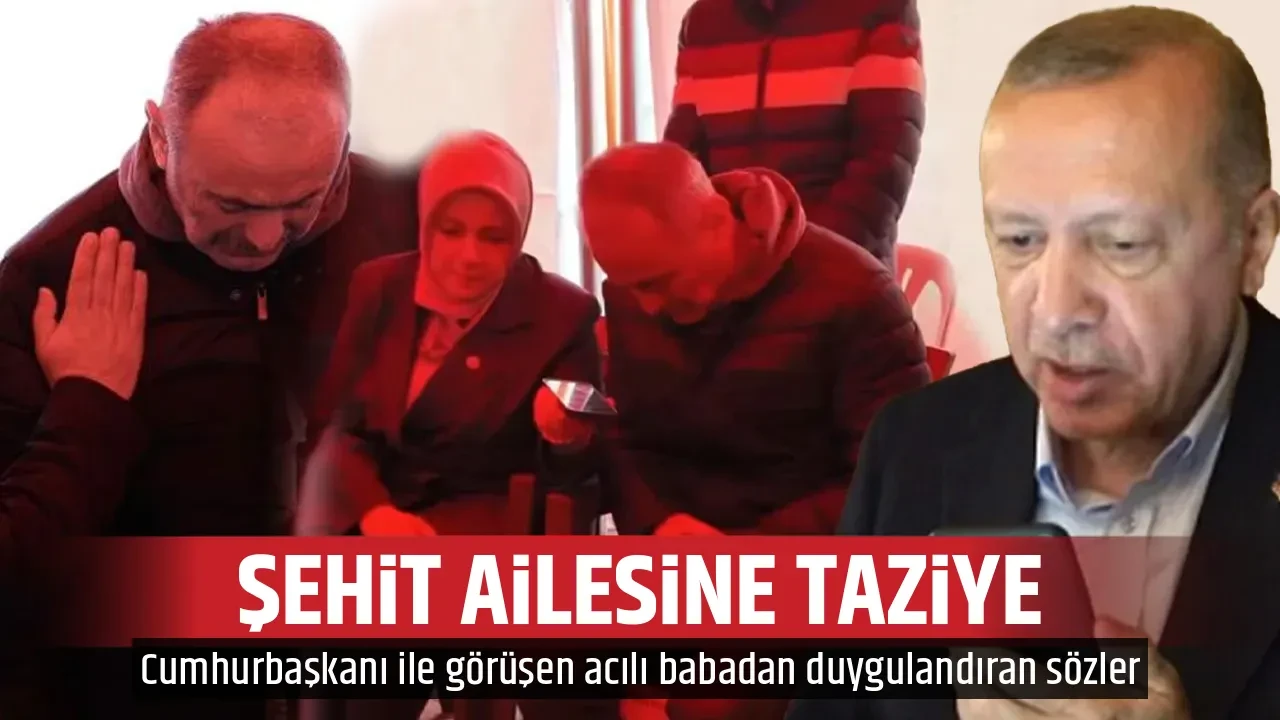 ŞEHİT AİLESİNE TAZİYE