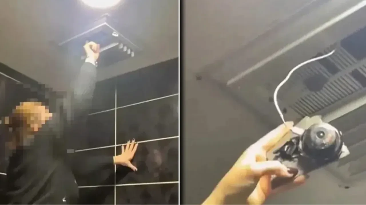 İş yeri tuvaletinde gizli kamera skandalı! Kadın çalışanlar düzeneği böyle buldu  