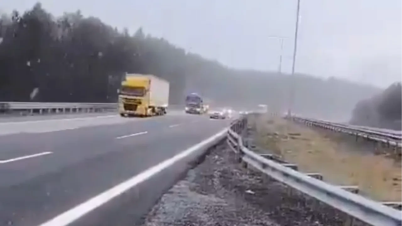 Kar yağışı İstanbul'un kapısına dayandı: Bolu'da kar başladı