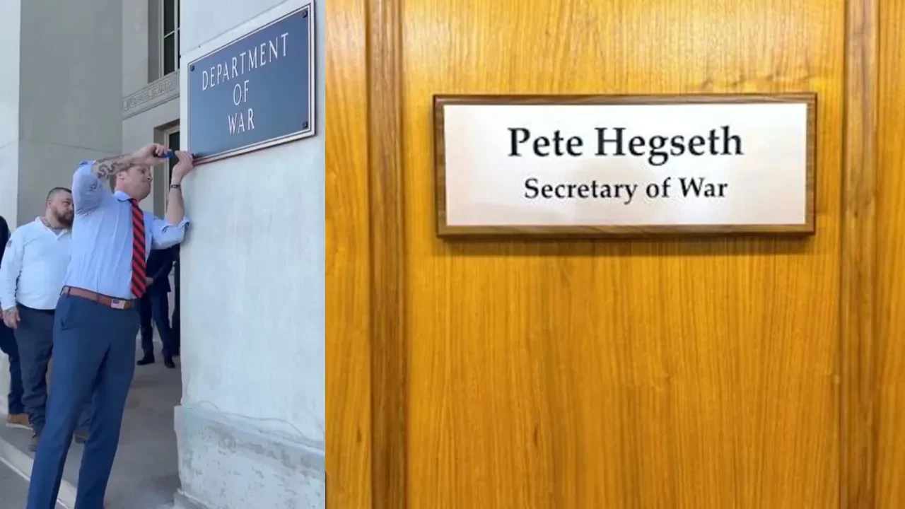 'Savunma' gitti 'Savaş' geldi: ABD'li Bakan Pete Hegseth bizzat vidaladı