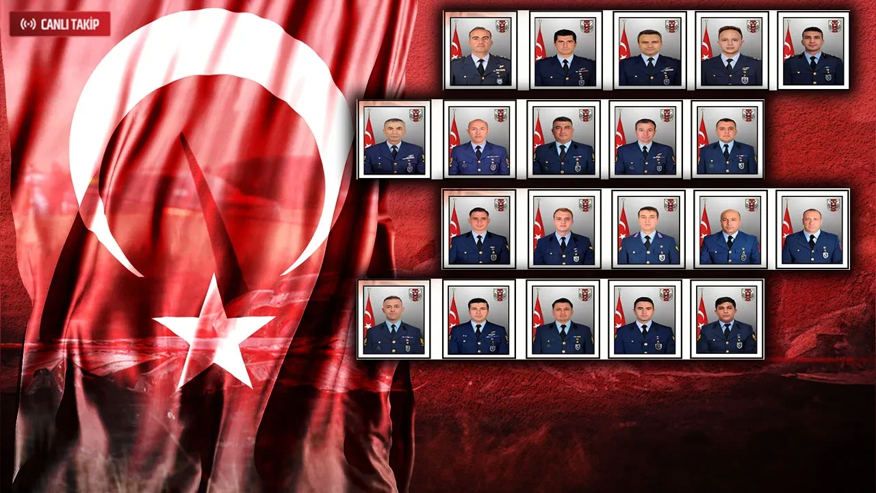 Türkiye şehitlerini uğurluyor! 20 askerimizin naaşı Ankara'da 