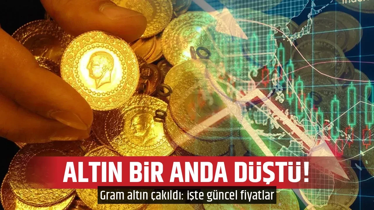 ALTIN BİR ANDA DÜŞTÜ! 