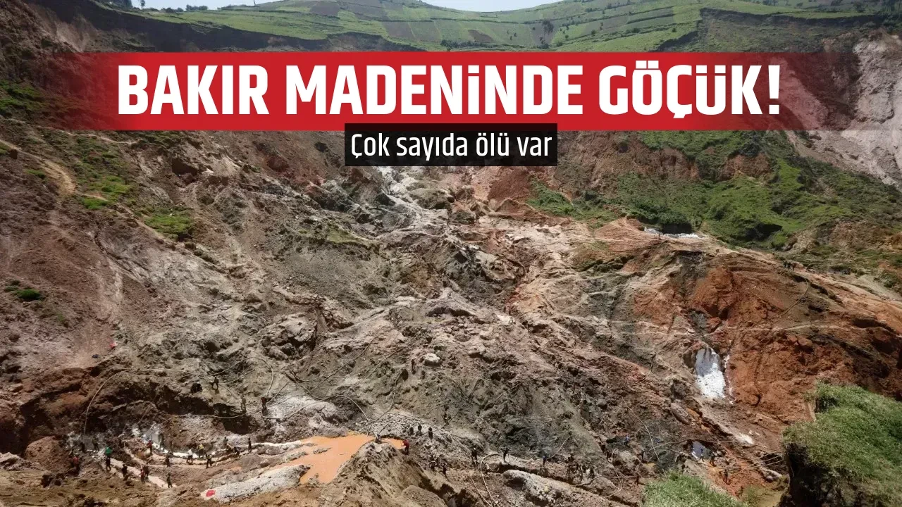 BAKIR MADENİNDE GÖÇÜK!