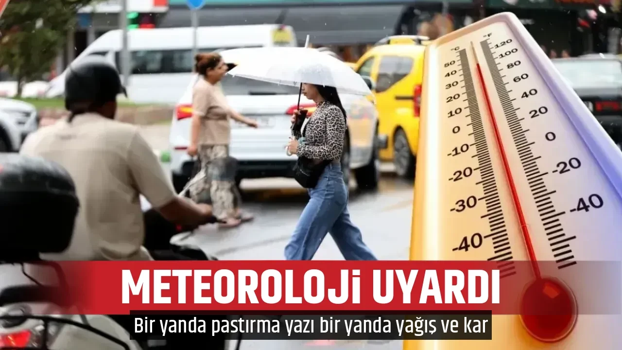 METEOROLOJİ UYARDI