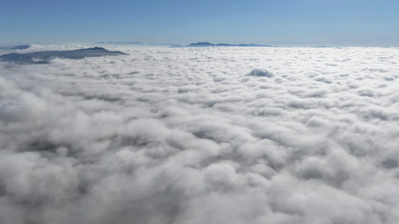 Adeta pamuk tarlası! Bulutların görsel şöleni mest etti