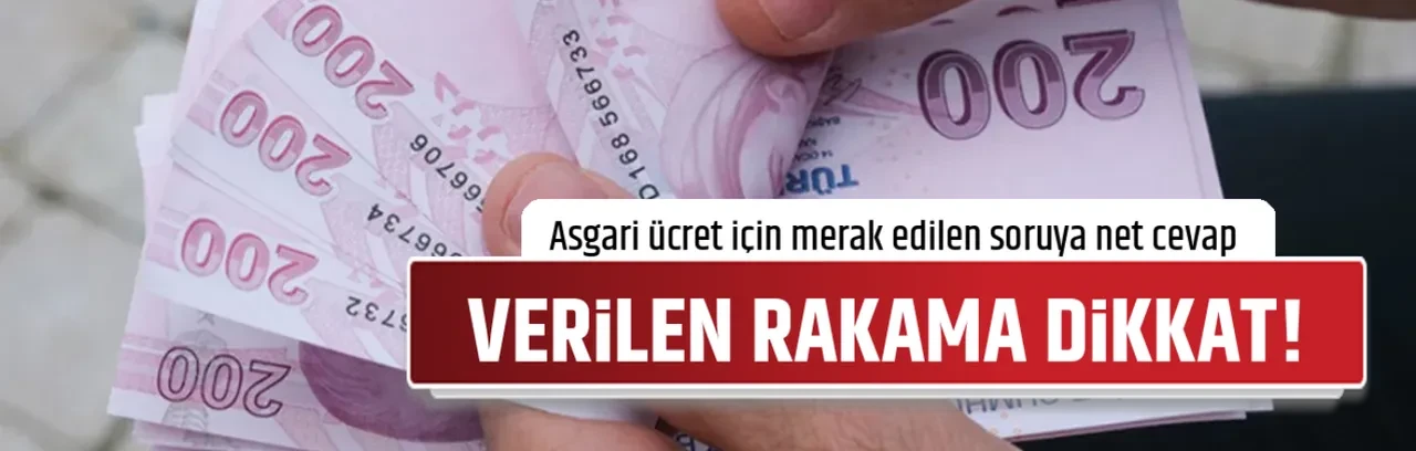 VERİLEN RAKAMA DİKKAT!