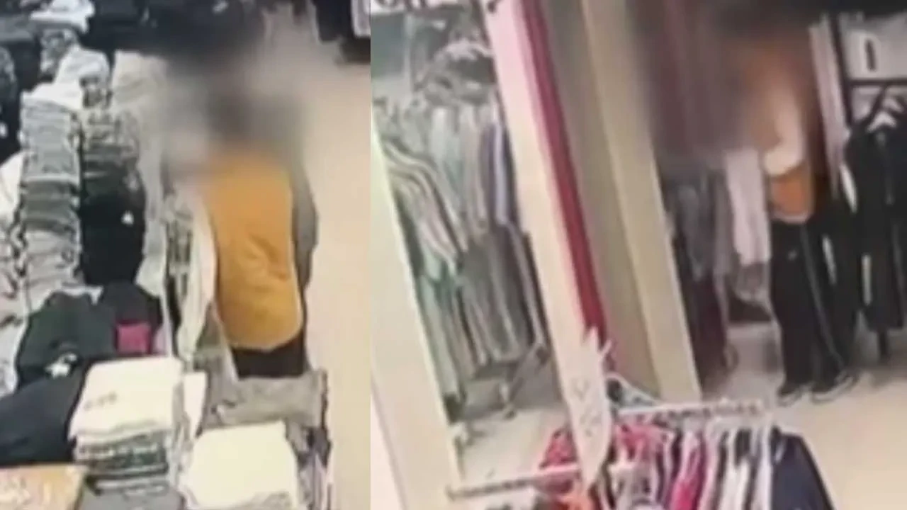 Çalışanlar durumu fark etse de engel olamadı! Çocuk hırsızlar kayıplara karıştı!  