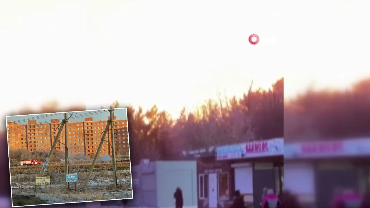 Doğal gaz boru hattı patladı: Alev topu böyle kayda alındı