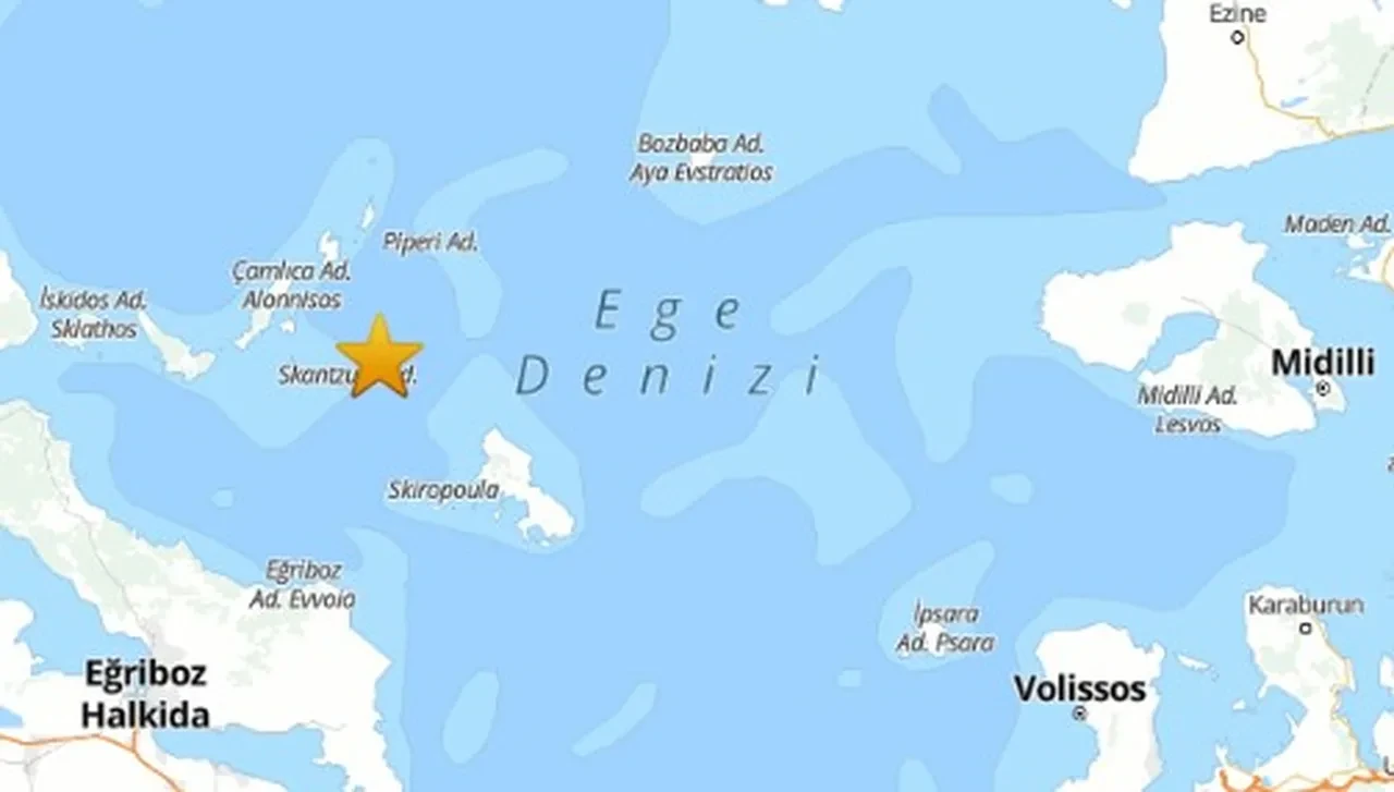 Ege Denizi depremle sarsıldı: AFAD verileri açıkladı