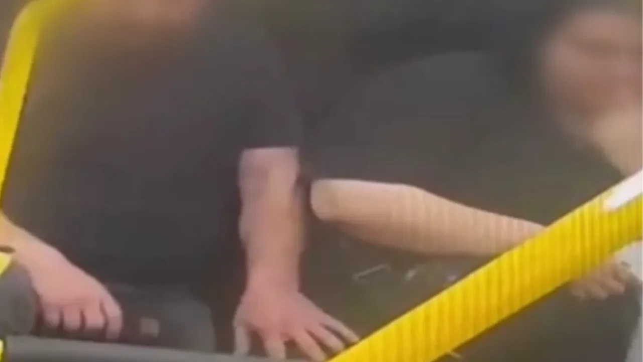 Minibüste mide bulandıran taciz! O anlar kamerada