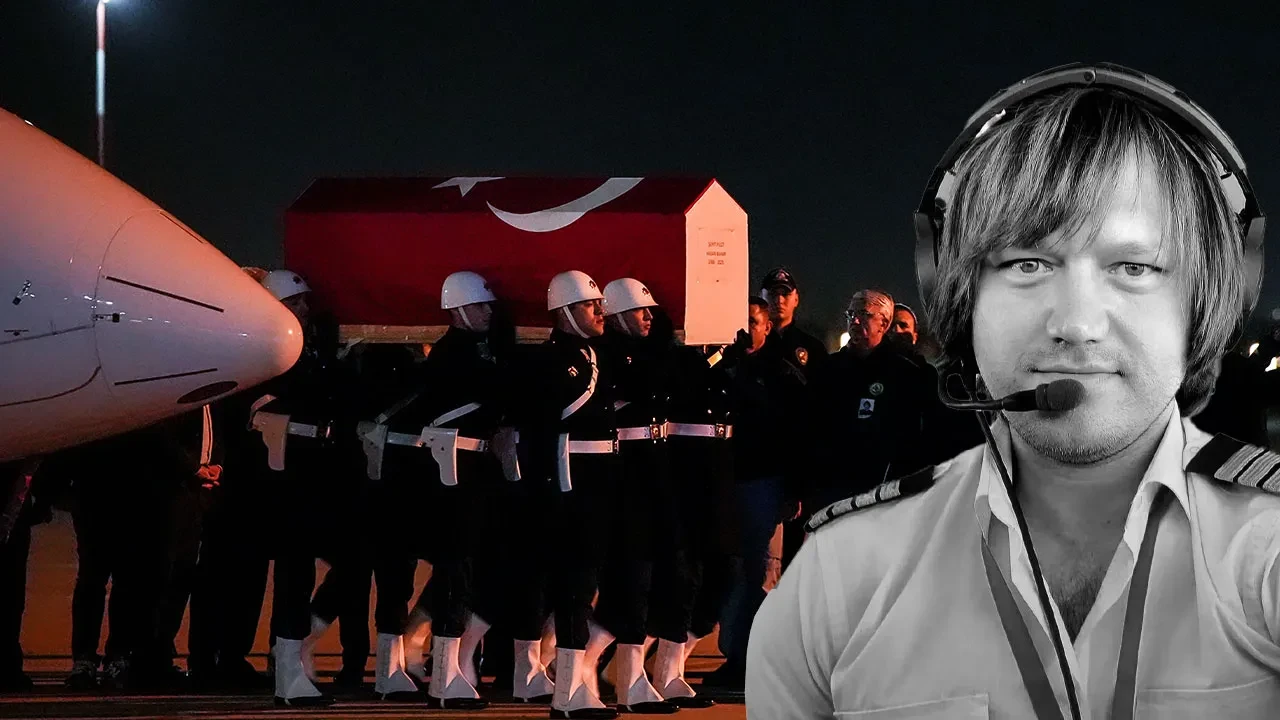 Şehit pilot Hasan Bahar'ın naaşı Türkiye'ye getirildi