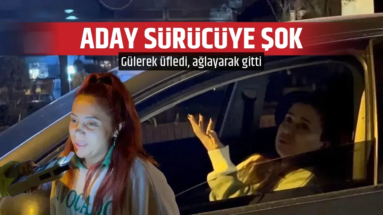 ADAY SÜRÜCÜYE ŞOK