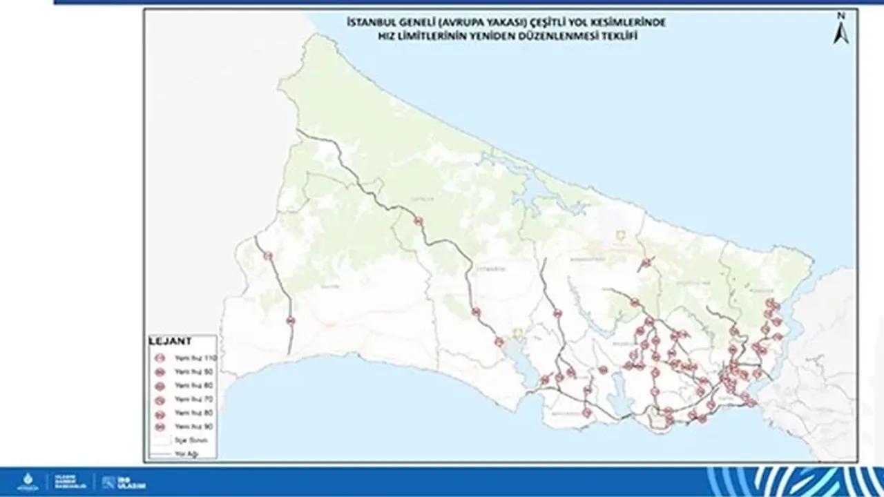 İstanbul yeni hız limiti ne oldu? Hız sınırı değişen güzergâhlar