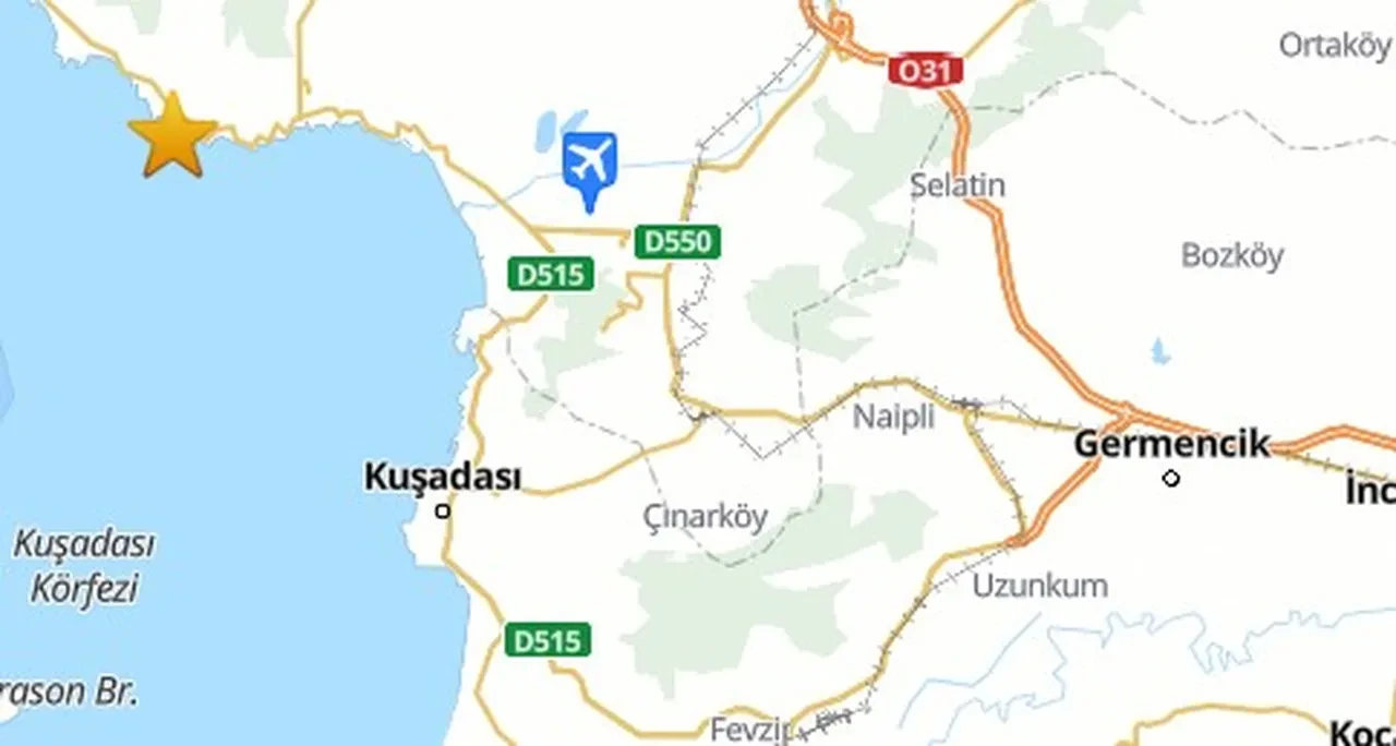 İzmir'de hissedilen deprem! Kuşadası Körfezi sallandı