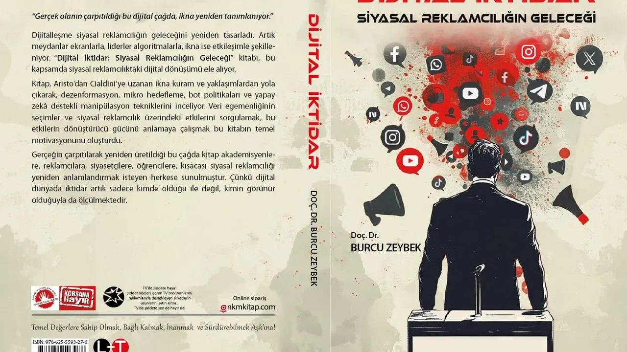 Siyasal reklamcılıkta yeni dönem! Doç. Dr. Burcu Zeybek'in yeni kitabı raflarda