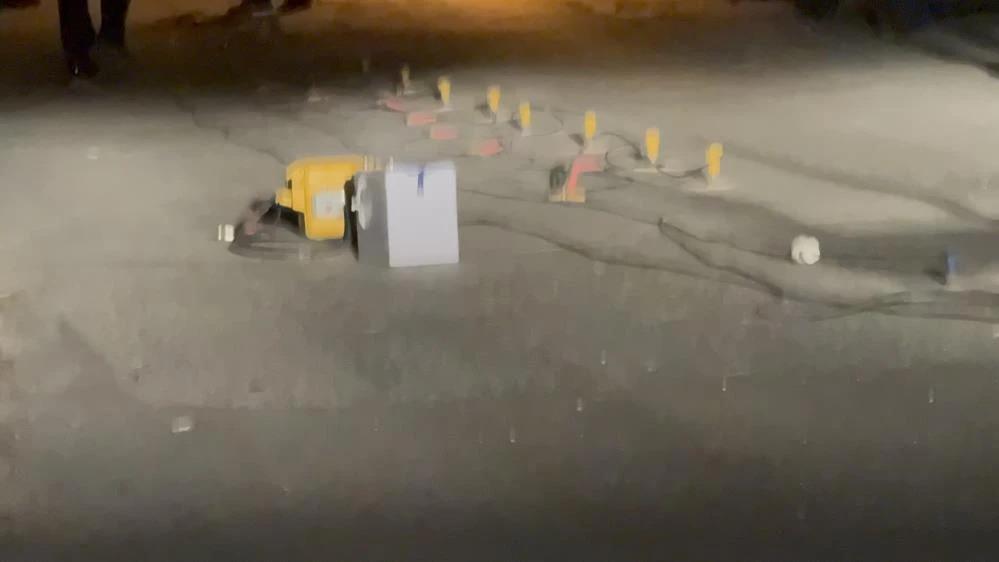 Gebze'de çöken binanın zemin tomografisi çekildi