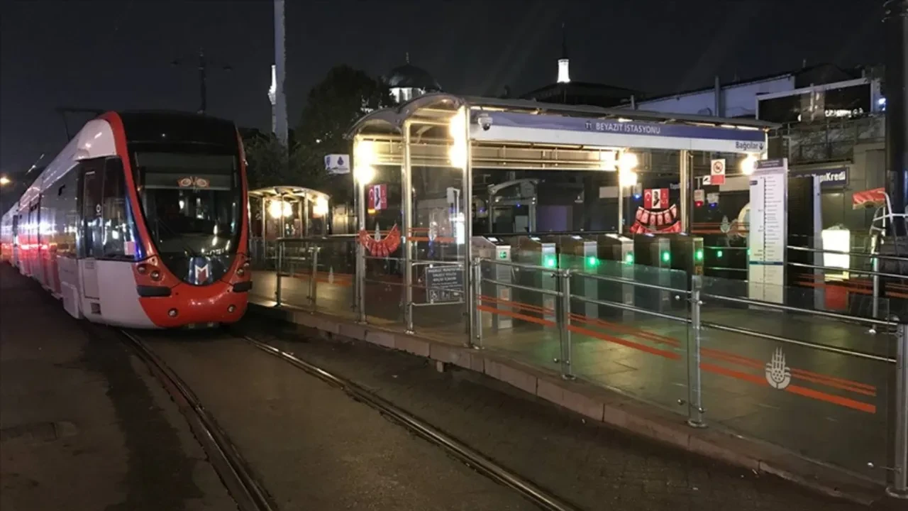 İstanbul'da tramvay seferlerine maraton düzenlemesi