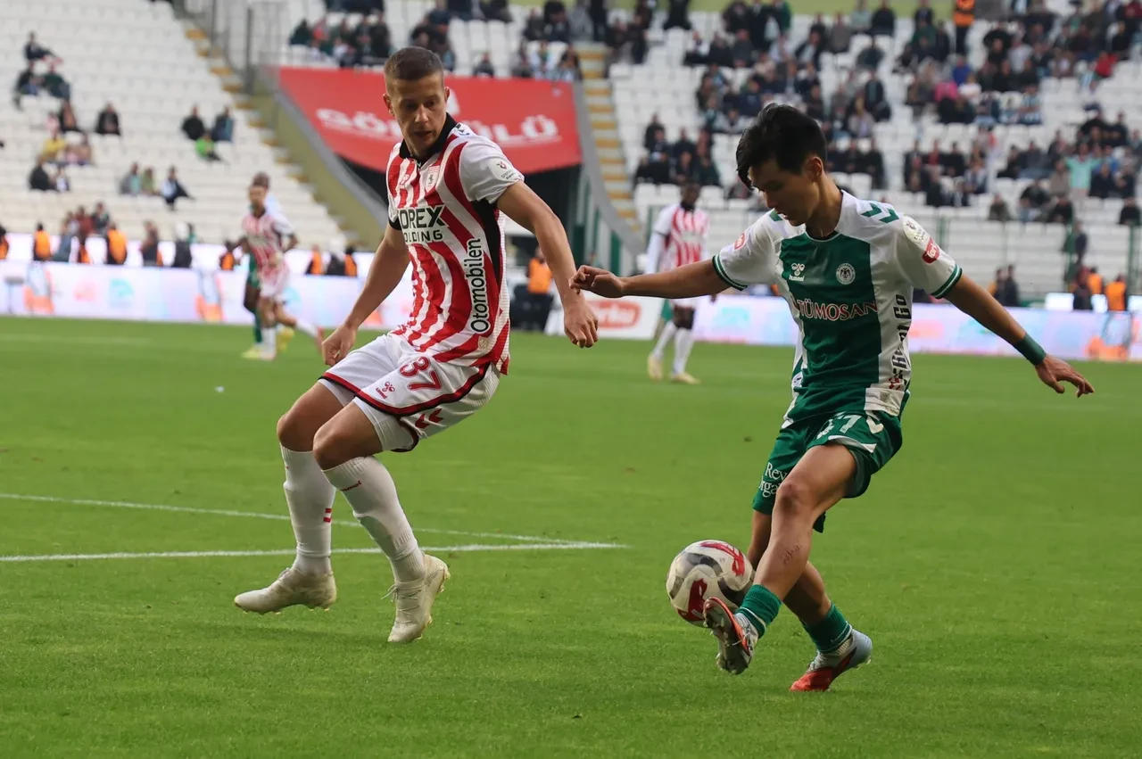 Konyaspor Samsunspor maç skoru kaç kaç? Goller peş peşe geldi