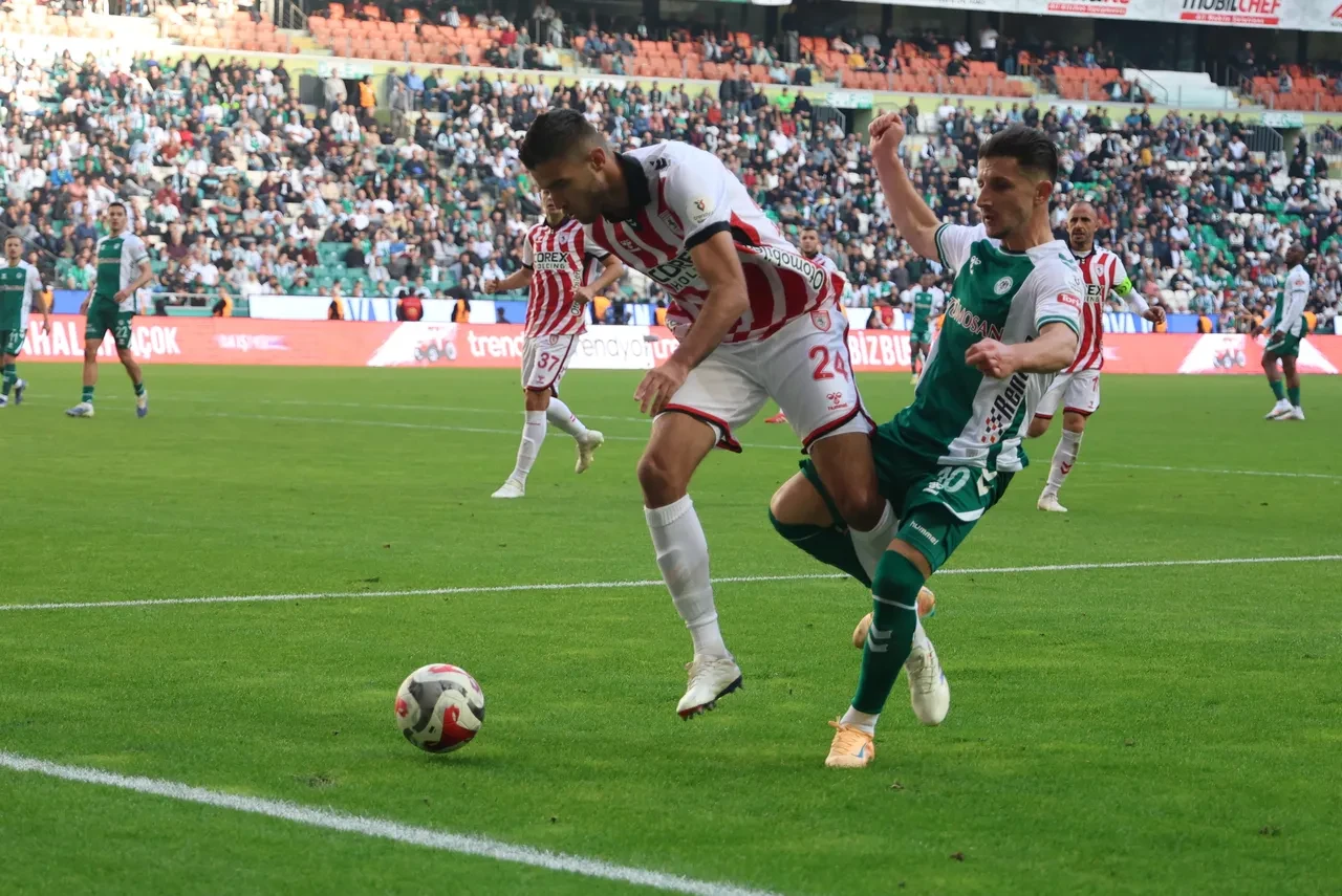 Konyaspor Samsunspor maç skoru kaç kaç? Goller peş peşe geldi