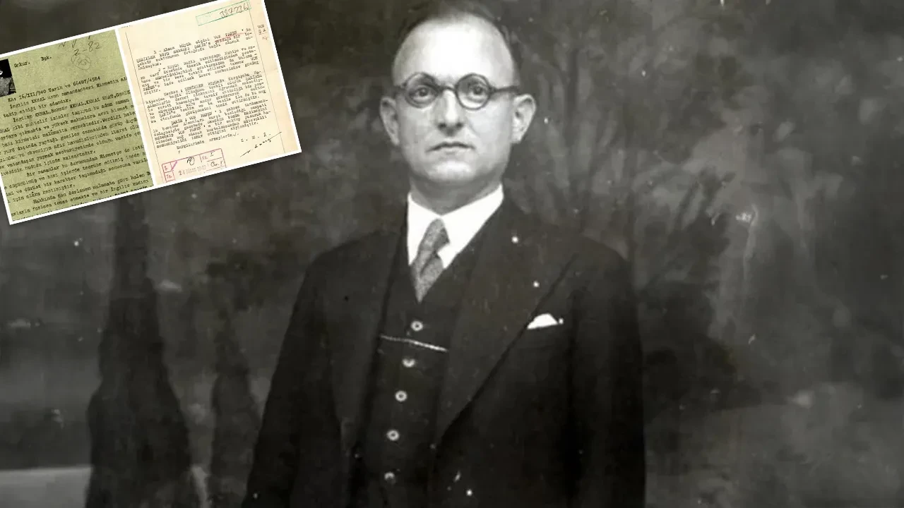 MİT, roman ve filmlere konu olan İngiliz Kemal'e ilişkin 1940 tarihli belgeyi paylaştı! 2 bilgi dikkat çekiyor
