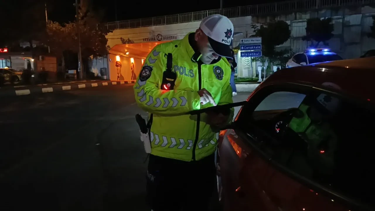 Tekirdağ’da trafik denetimi: 80 Araç kontrol edildi, 5 sürücüye ceza yazıldı