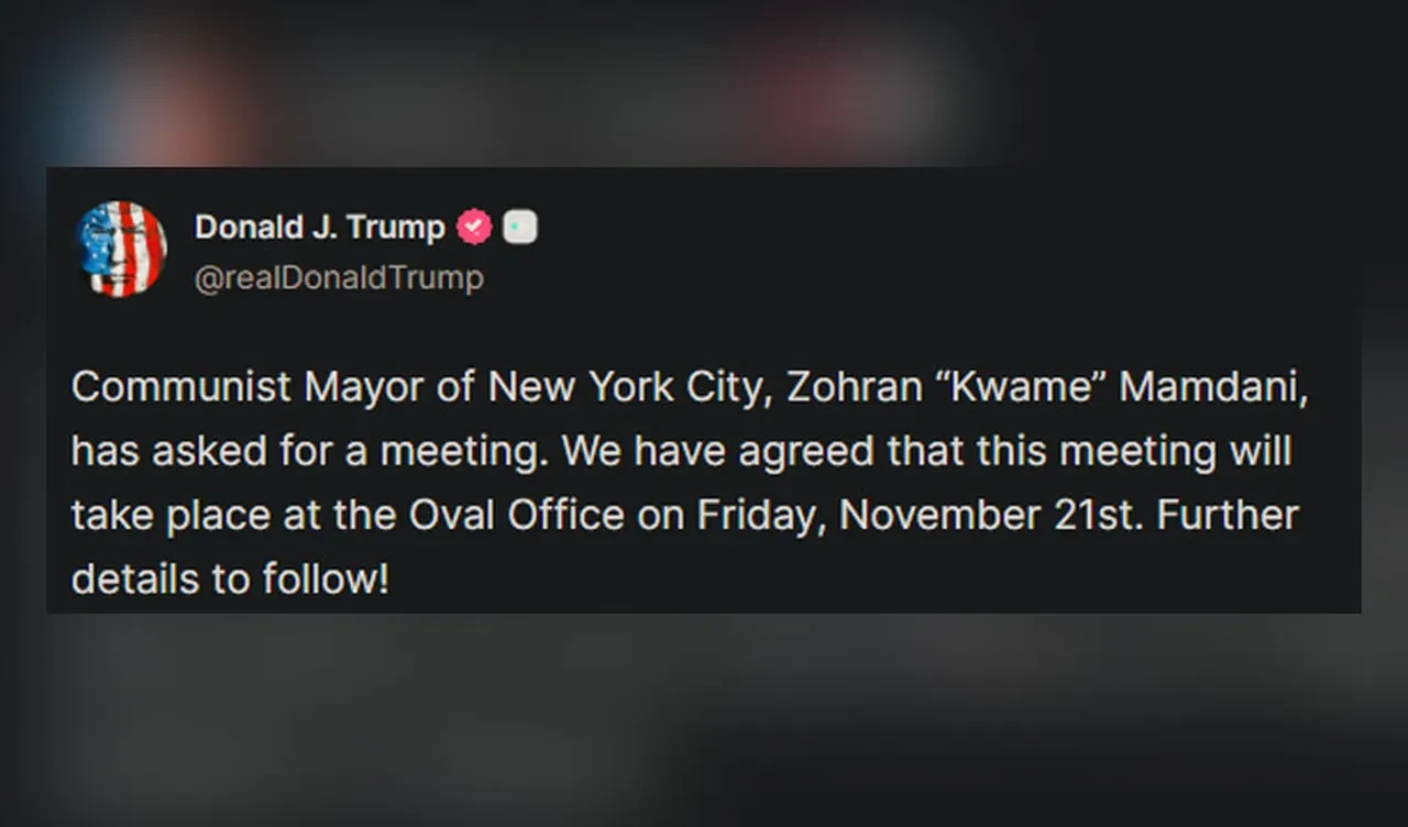 ABD'de tüm gözler bu görüşmede! Trump, New York'un müslüman belediye başkanıyla görüşecek