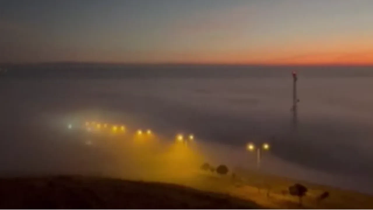 Batman'da sisli kartpostallık manzara!