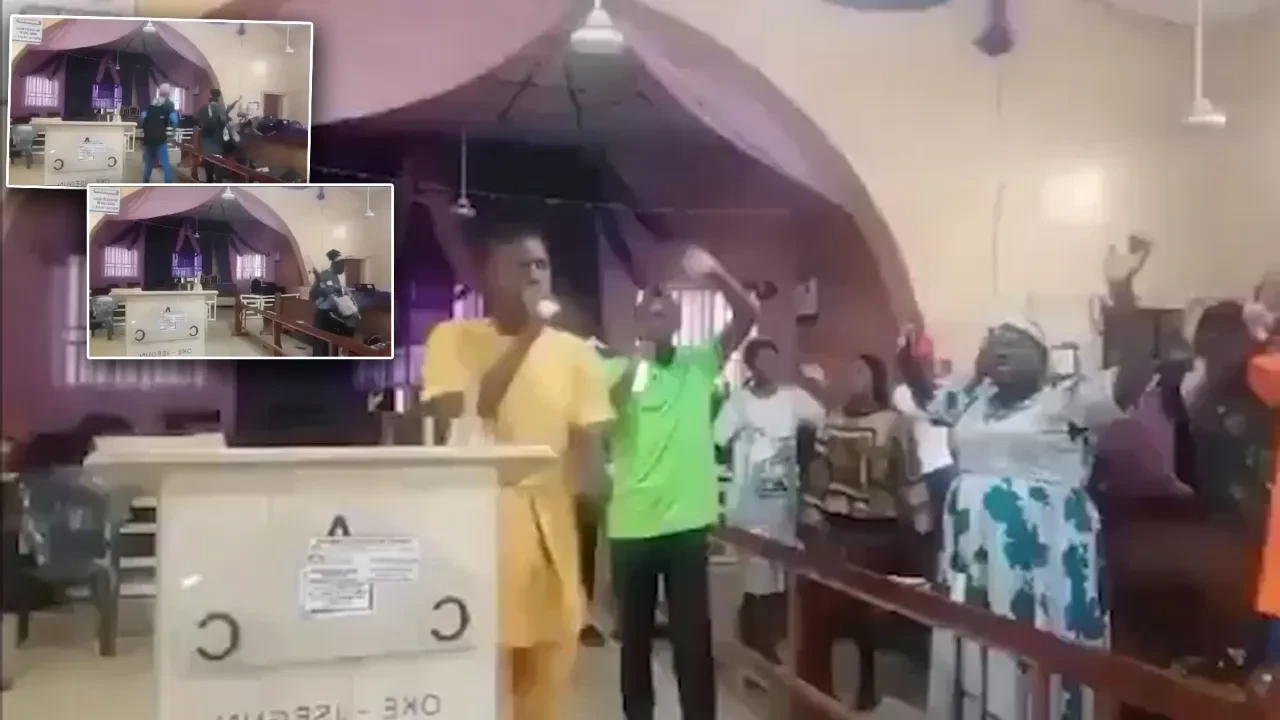 Canlı yayında kiliseye silahlı saldırı: Öldürdüler, kaçırdılar, soydular!