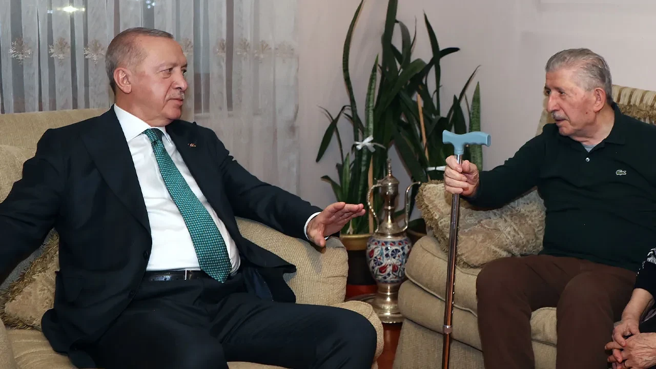 Cumhurbaşkanı Erdoğan'dan Köksal Toptan'a sürpriz ziyaret