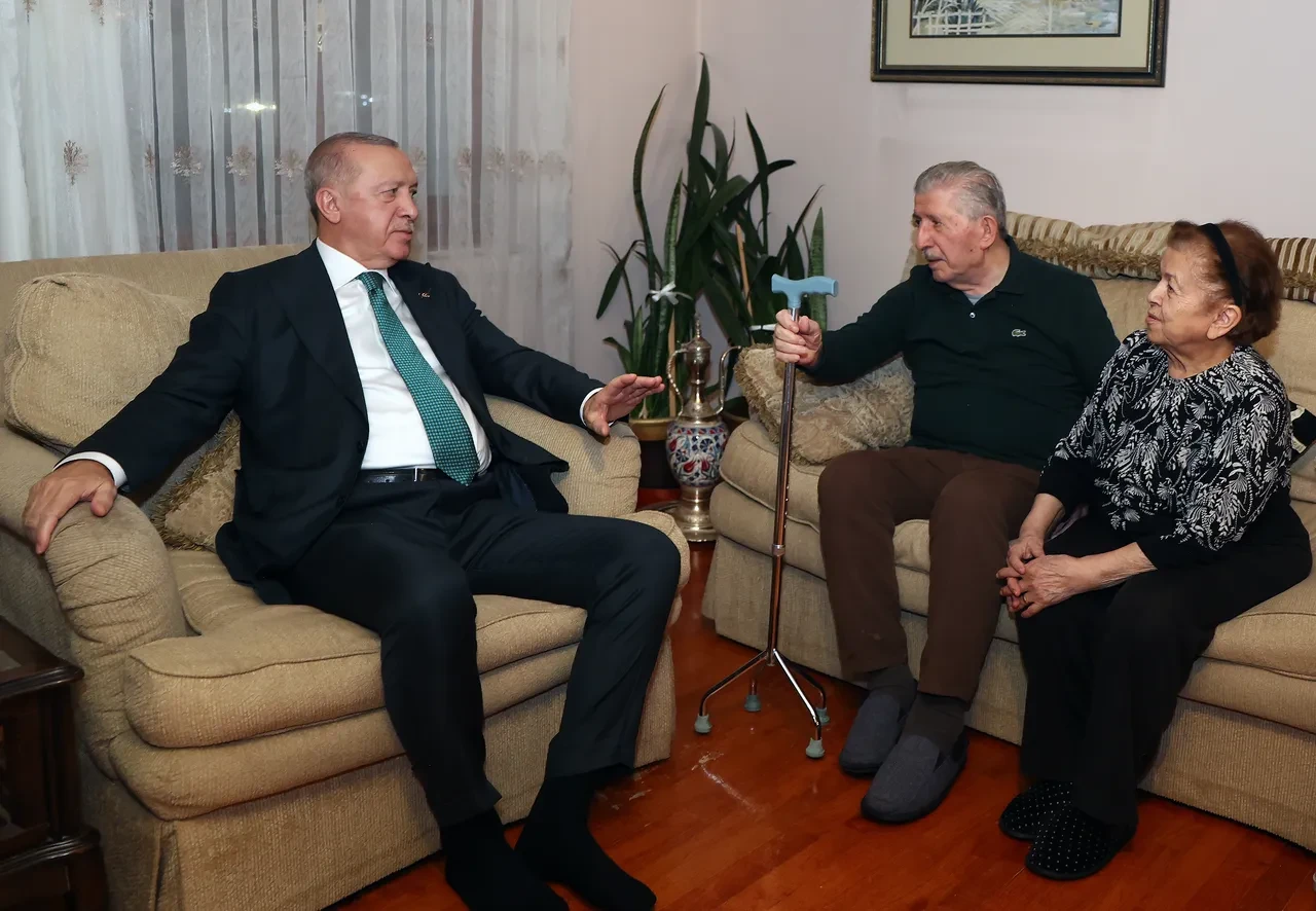 Cumhurbaşkanı Erdoğan'dan Köksal Toptan'a sürpriz ziyaret