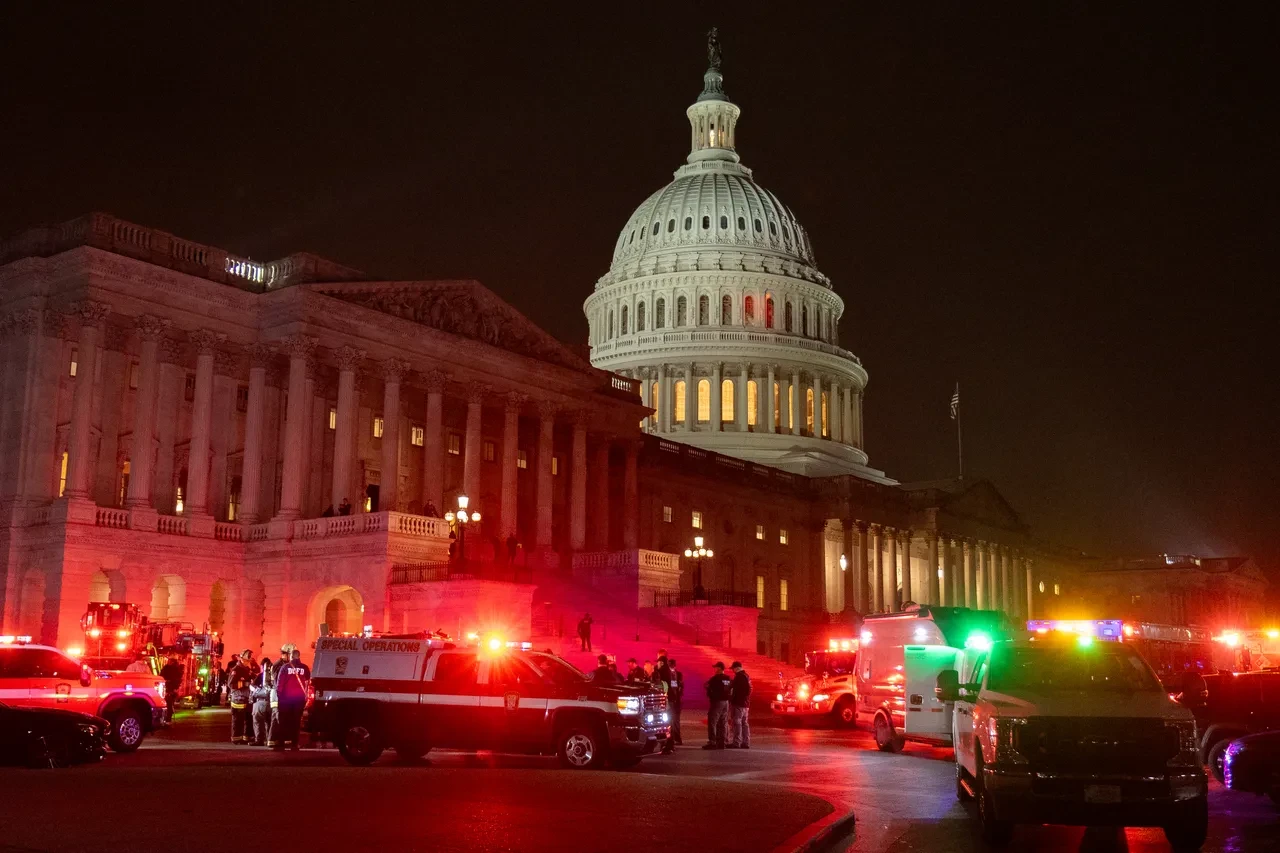 ABD Kongresi'nde yangın alarmı! Çok sayıda ekip sevk edildi