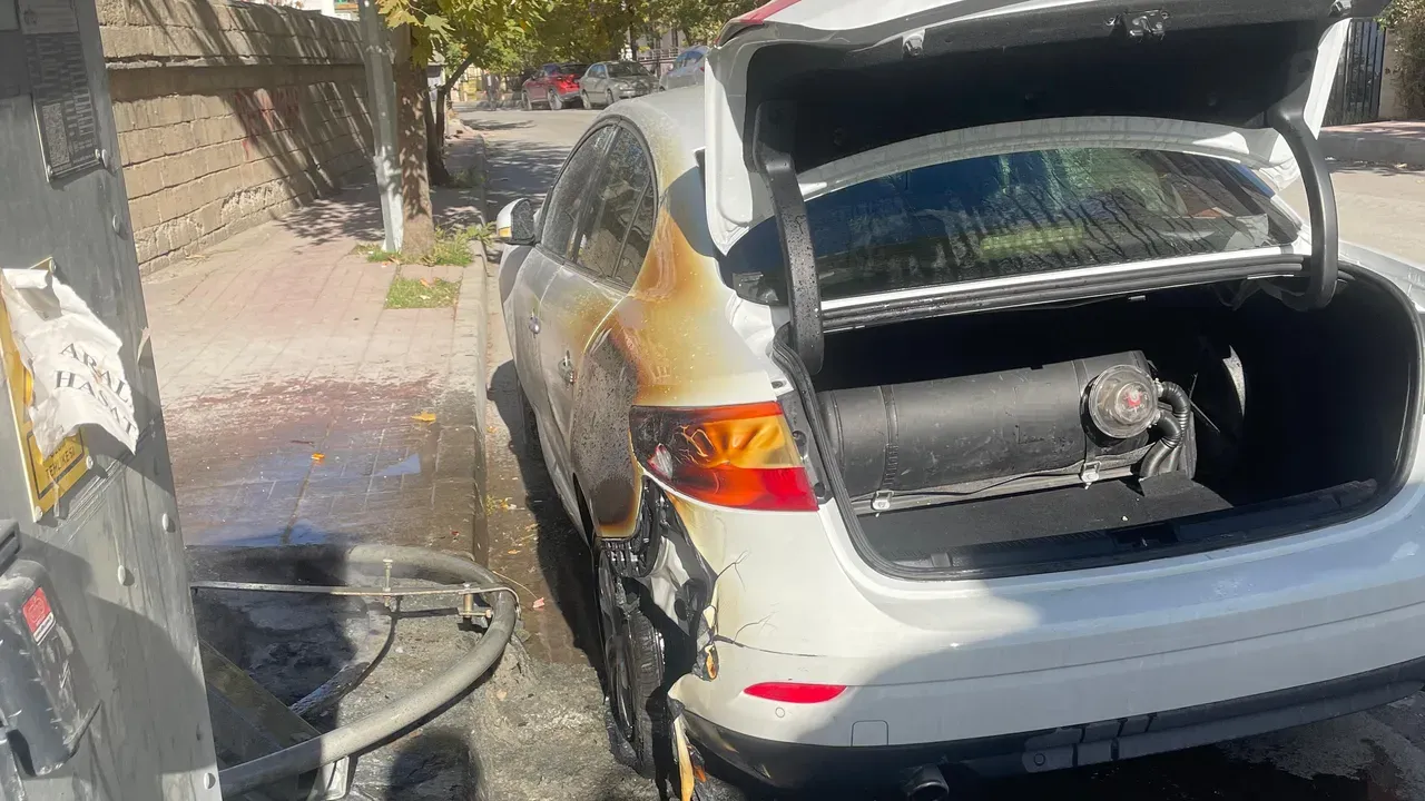 Çöpe yanıcı madde attı, az daha faciaya neden oluyordu!