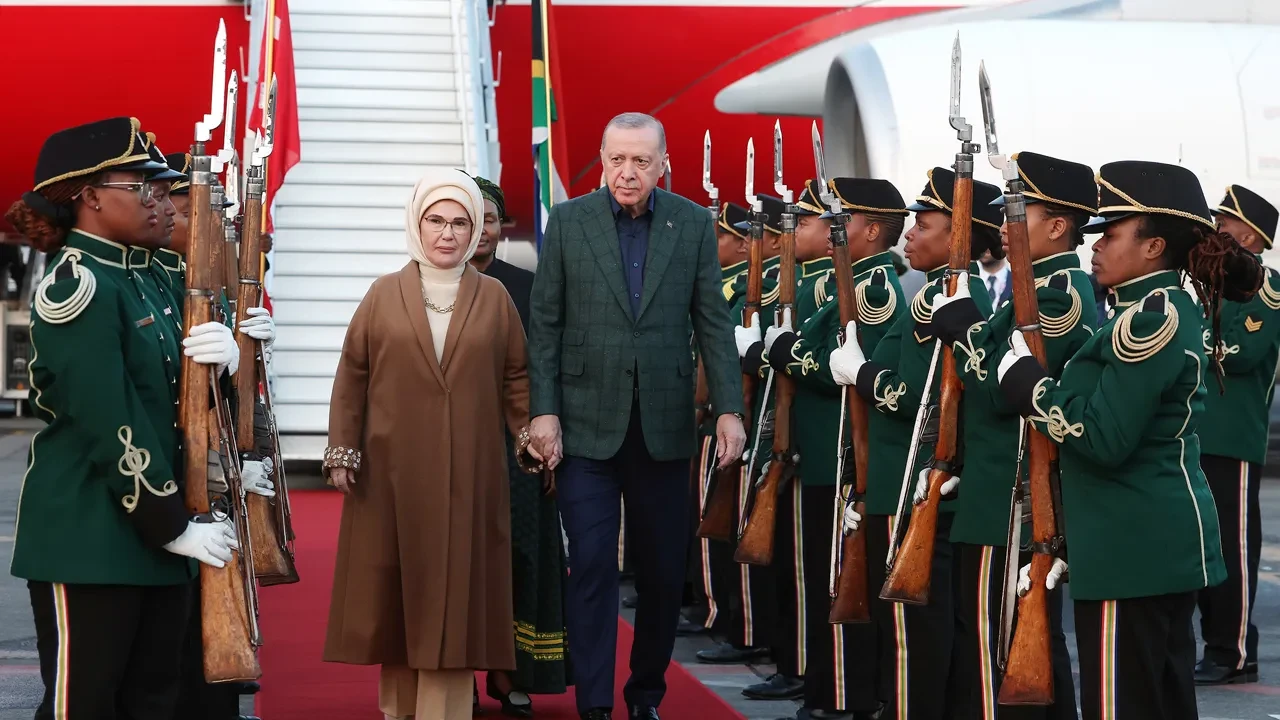 Cumhurbaşkanı Erdoğan Güney Afrika'da