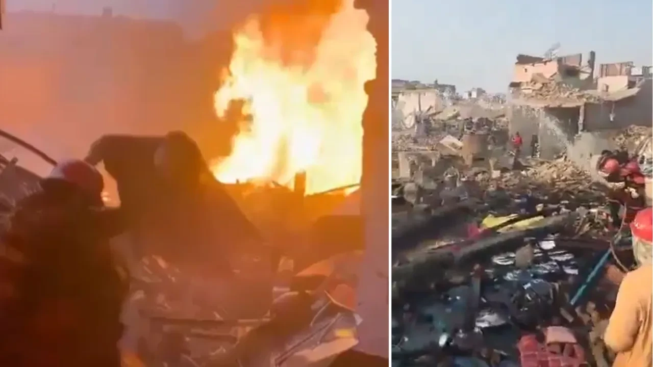 Gaz sızıntısı fabrikayı havaya uçurdu! Çok sayıda ölü ve yaralı var