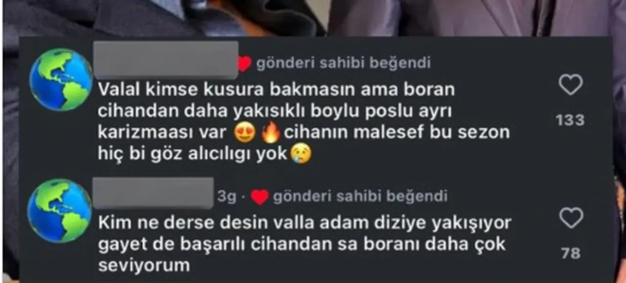 Uzak Şehir’in Boran’ı Burç Kümbetlioğlu, Ozan Akbaba'yı eleştiren yorumları beğenince ortalık karıştı 