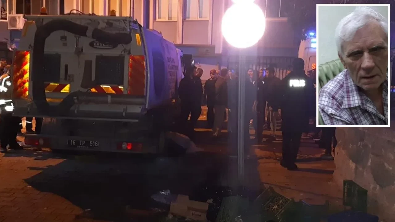 Bursa'da çöp kamyonundan öldüren manevra: Yaşlı adam feci şekilde can verdi