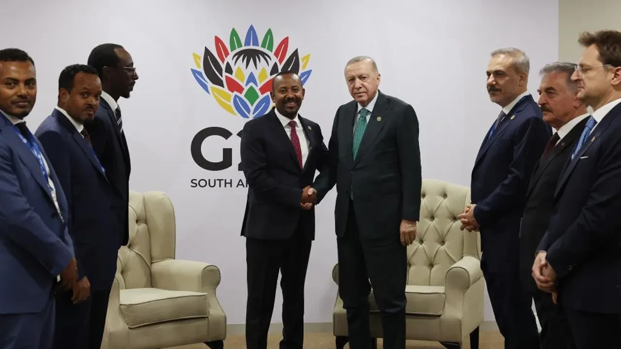 Cumhurbaşkanı Erdoğan Etiyopya Başbakanı Ali'yi kabul etti