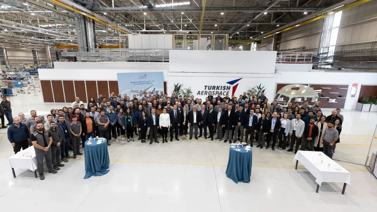 TUSAŞ’tan havacılıkta kritik kilometre taşı: Airbus A220’ye 250'nci kanopi teslimatı gerçekleşti