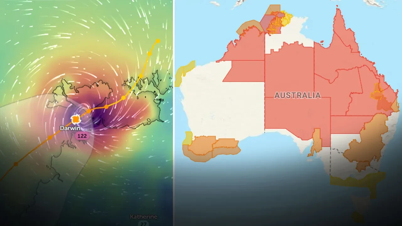 Avustralya'yı 'Fina' vurdu! Tropikal siklon ülkeyi karanlığa sürükledi