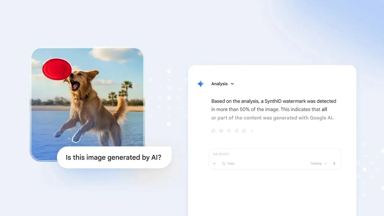 Google Gemini, bir fotoğrafın yapay zeka olup olmadığını söyleyecek