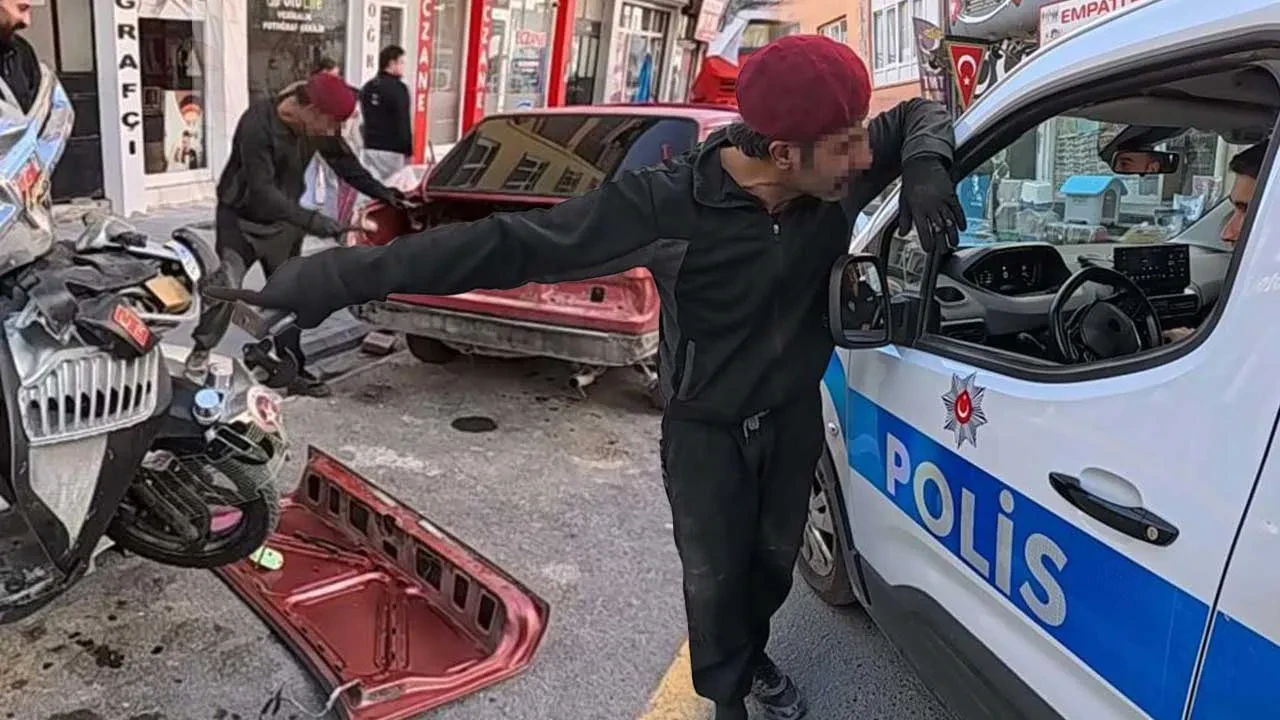 'Halk adamıyım' dedi uyarıda bulunan polise sinirlendi! 'Ahtım olsun 10 litre benzinle yakarım' 