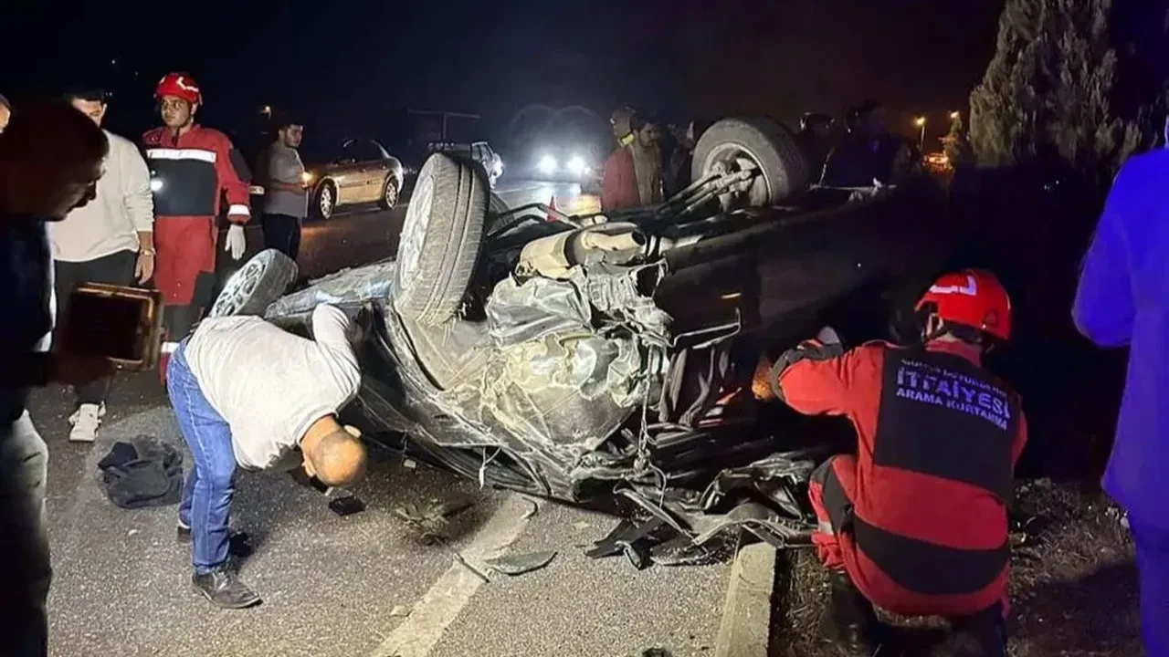 Muğla-Aydın karayolunda direksiyon hakimiyetini kaybettiği otomobil takla attı