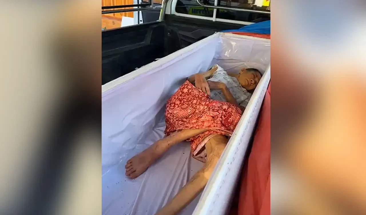 Tabutun kapağını tıklattı, kurtuldu! Ölü sanılan büyükanne herkesi şaşkına çevirdi