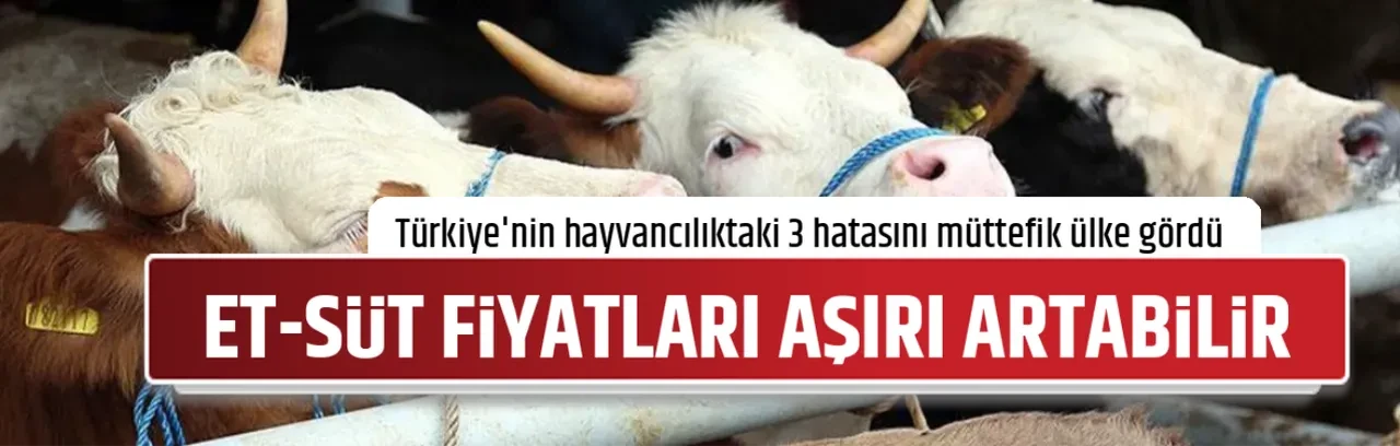 ET-SÜT FİYATLARI AŞIRI ARTABİLİR